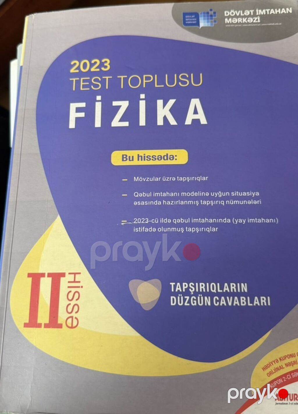 Kitablar yeni və ya çox az işlənmiş vəziyyətdədir. Test topluları 3 — Kitablar, Bakı (10)
