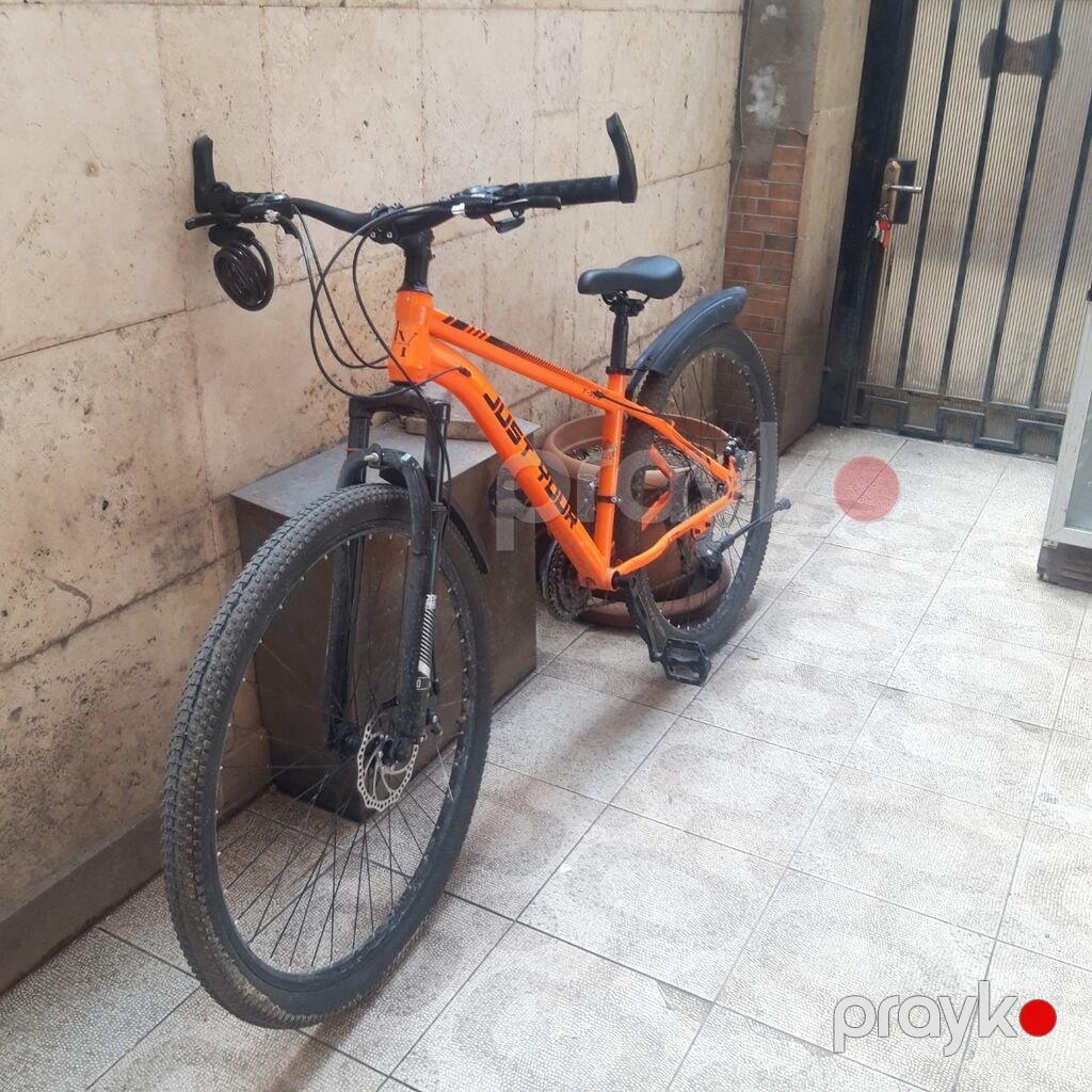 MTB velosiped – Just Tour (portuqal narıncı rəng) - Çərçivə: yüngül — Dağ velosipedləri, Bakı (2)