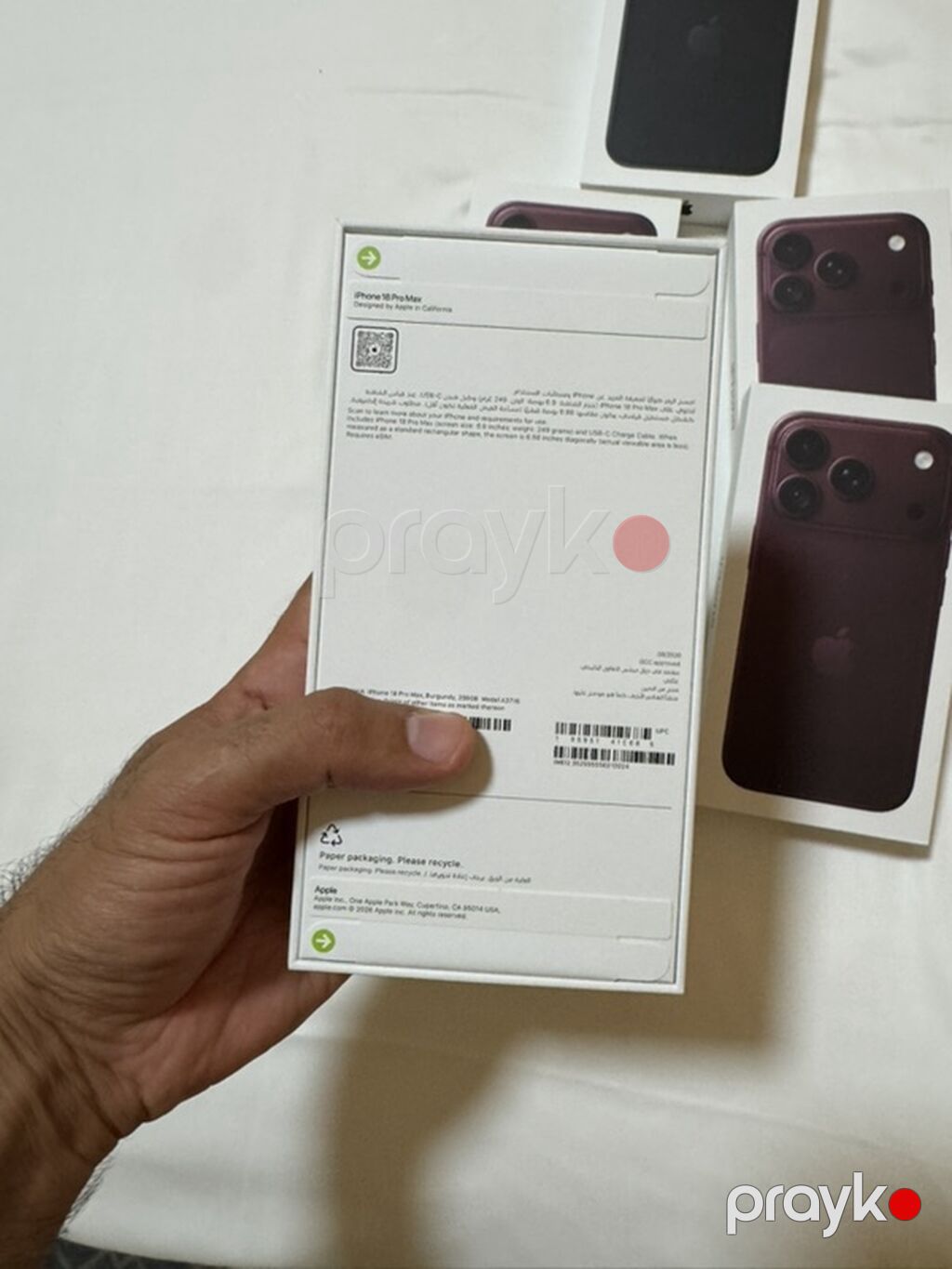 IPhone 16 Pro Max, Qara, Face ID — Apple iPhone, Bakı (3)