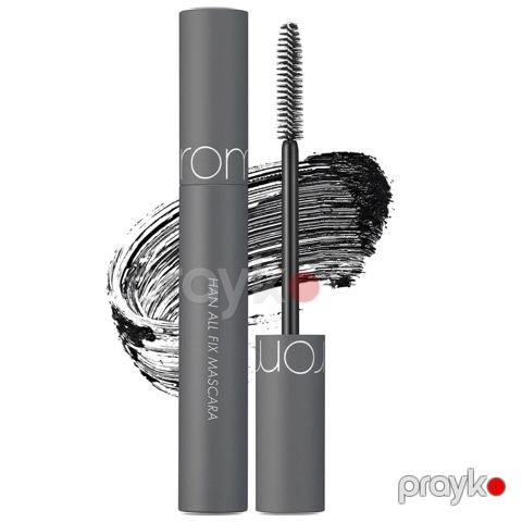 Kirpiklər üçün tuş Rom&nd Han All Fix V01 Volume Black, qara, 7 q — Bakı