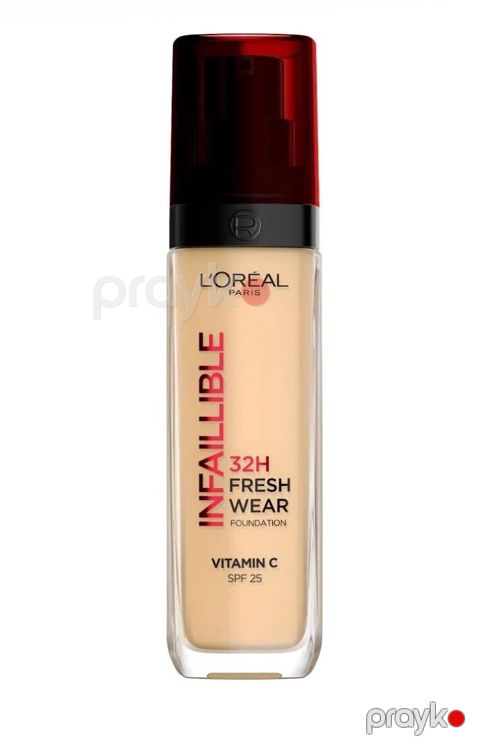 Tonal krem L'Oréal Paris Infaillible 32H Fresh Wear 125 Natural Rose 30 ml No Brand — Bakı