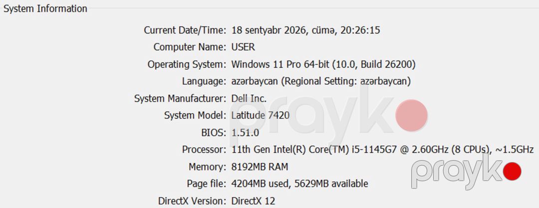 Dell Latitude 7420 (11th. Gen. i5) — Noutbuklar, Bakı (12)