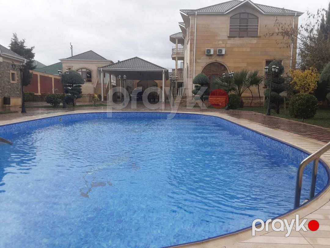 İcarəyə verilir 6 otaqlı həyət evi/bağ evi 400 m² — Ev, villa, Bakı (4)