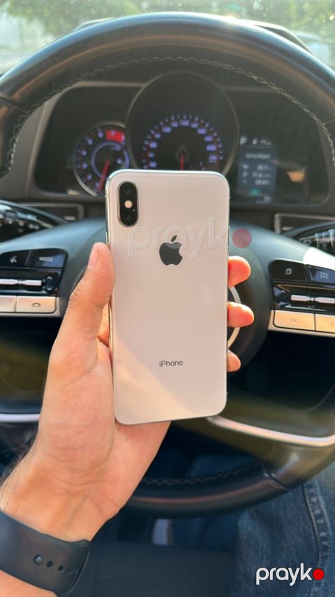 Apple iPhone X Silver 64GB/3GB — Bakı