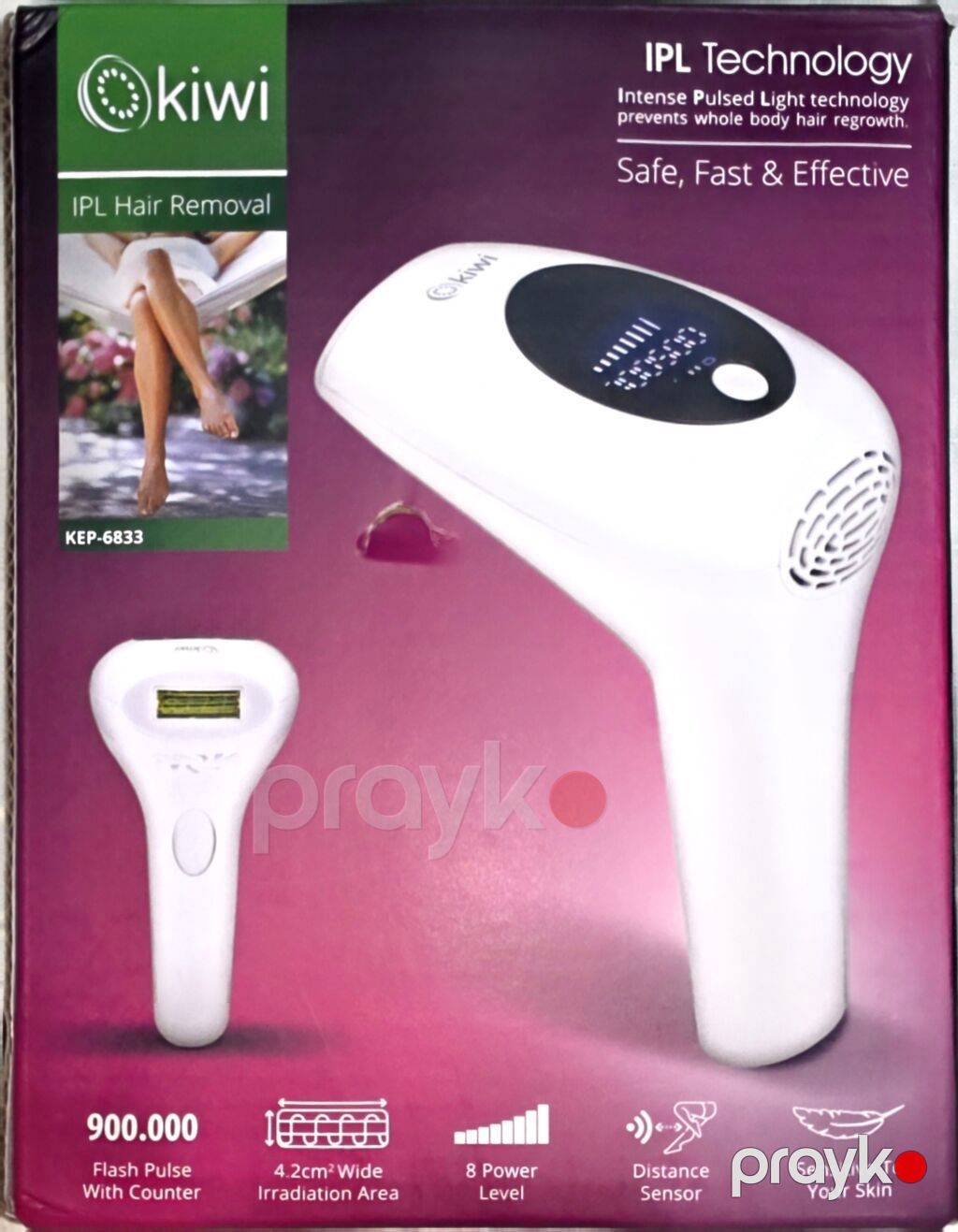 Kiwi KEP-6833 – IPL epilyasiya cihazı - IPL Technology: Güclü — Usturalar, trimmerler və epilyatorlar, Bakı (2)