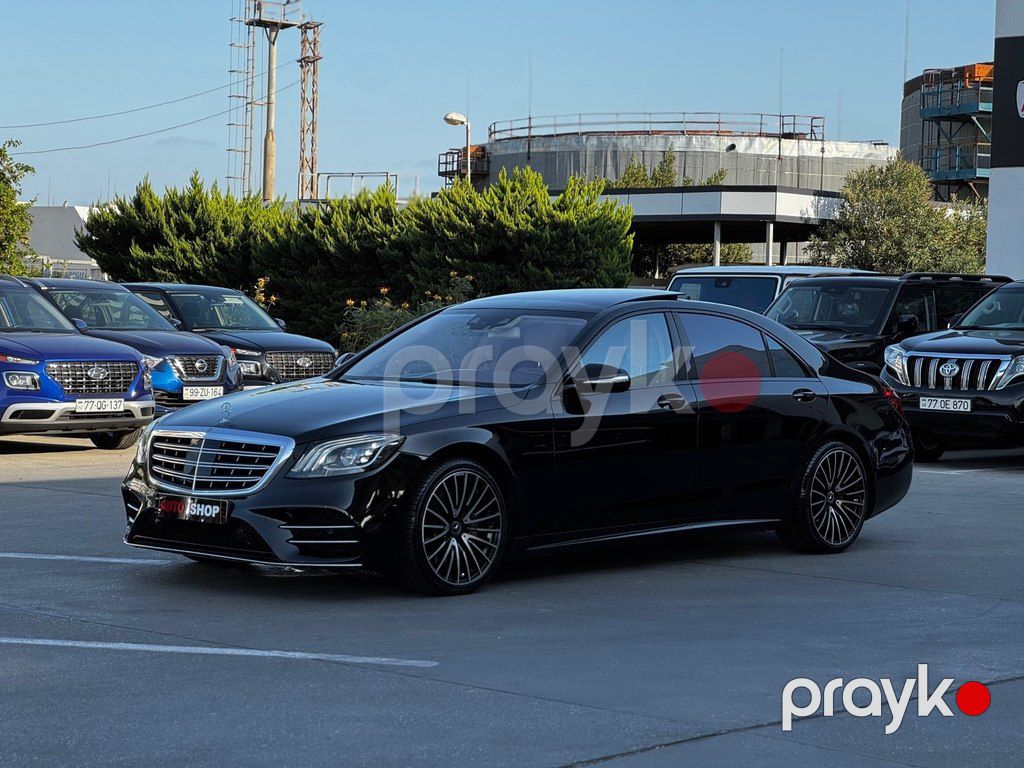 Mercedes S 500 4MATIC, 4.7 L, 2014 il, 192 000 km — Avtomobillər, Bakı (12)