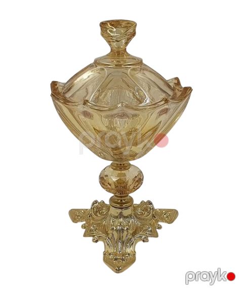 Şəkər qabı 5667, şüşə, sarı, 100 ml — Bakı