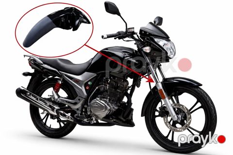Mototexnika üçün ehtiyat hissələri Haojue-Sport motosiklet üçün ön qanad, qara, HJ 150-9 — Bakı