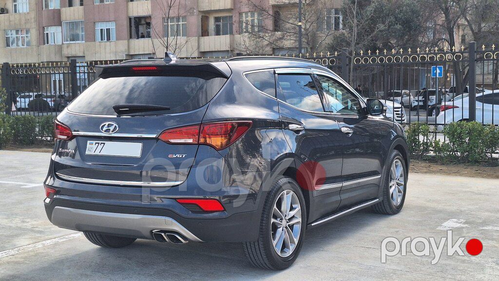 Hyundai Santa Fe, 2.0 L, 2016 il, 196 895 km — Avtomobillər, Bakı (7)