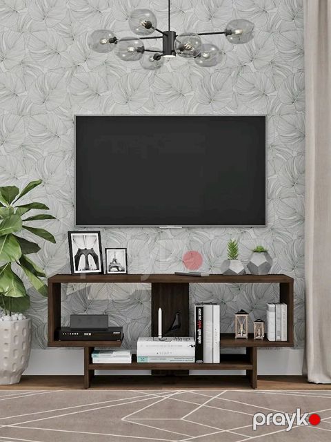 TV üçün tumba 3563_LETNEWFFVen, Ldsp, qəhvəyi, 40x31x90 sm — Bakı