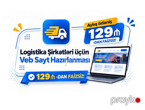 Logistika şirkətləri üçün veb sayt hazırlanması — Bakı