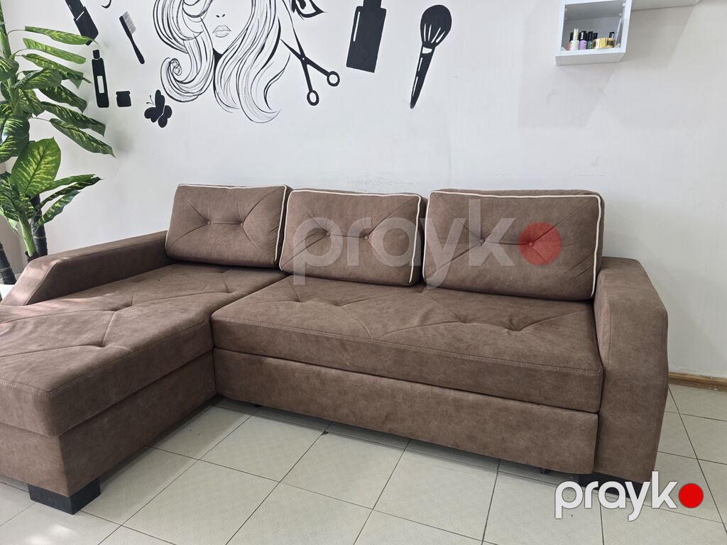 Künc divan, İşlənmiş, Bazalı, Parça — Divanlər, Bakı (5)