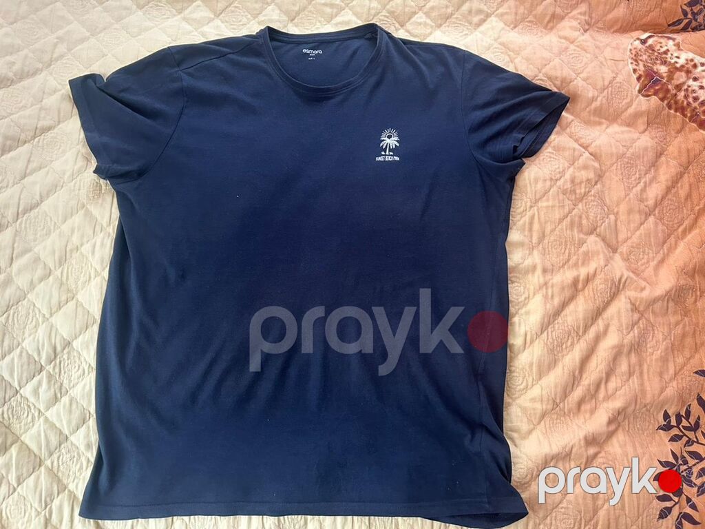 Kişi köynəkləri dəsti – 4 ədəd - Mavi polo köynək: qısaqol, yaxası — Futbolka və polo, Bakı (6)