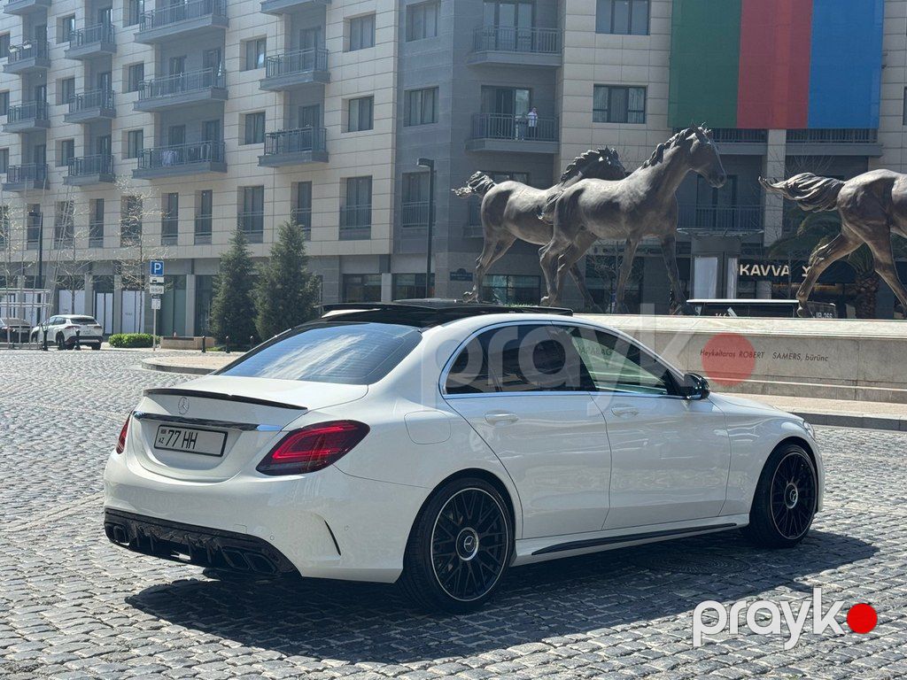 Mercedes C 300, 2.0 L, 2018 il, 152 000 km — Avtomobillər, Bakı (3)