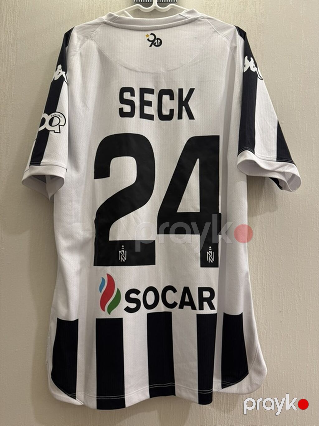 Məhsul: Kappa “Neftçi” PFK rəsmi oyun köynəyi Moustapha Seck in — Futbolka və polo, Bakı (3)
