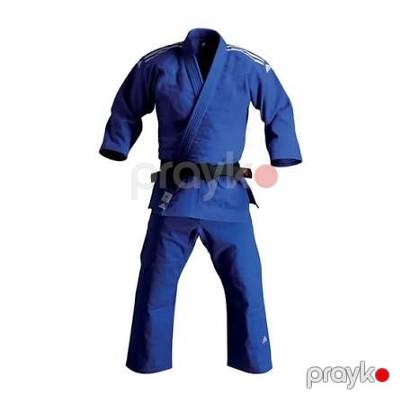 Cüdo məşqi üçün kimono SM307, göy, pambıq, 170 sm — Bakı