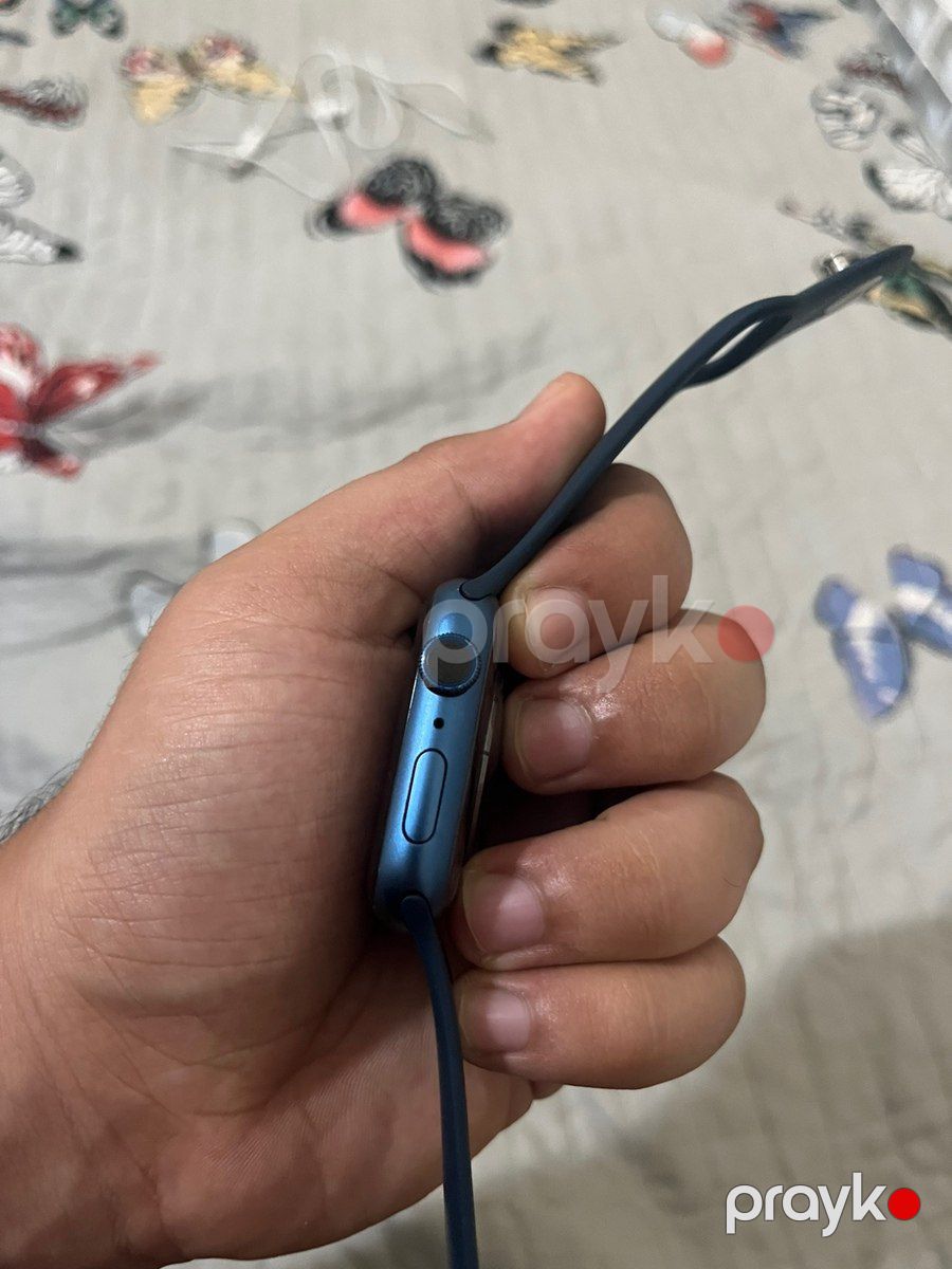 Apple Watch Series 7 Aluminum Blue 45mm — Ağıllı saatlar və biləkliklər, Bakı (4)