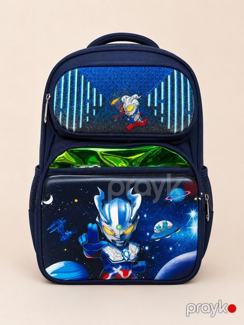 Məktəbli bel çantası No brand, göy, 19 L, 30x17 sm — Bakı
