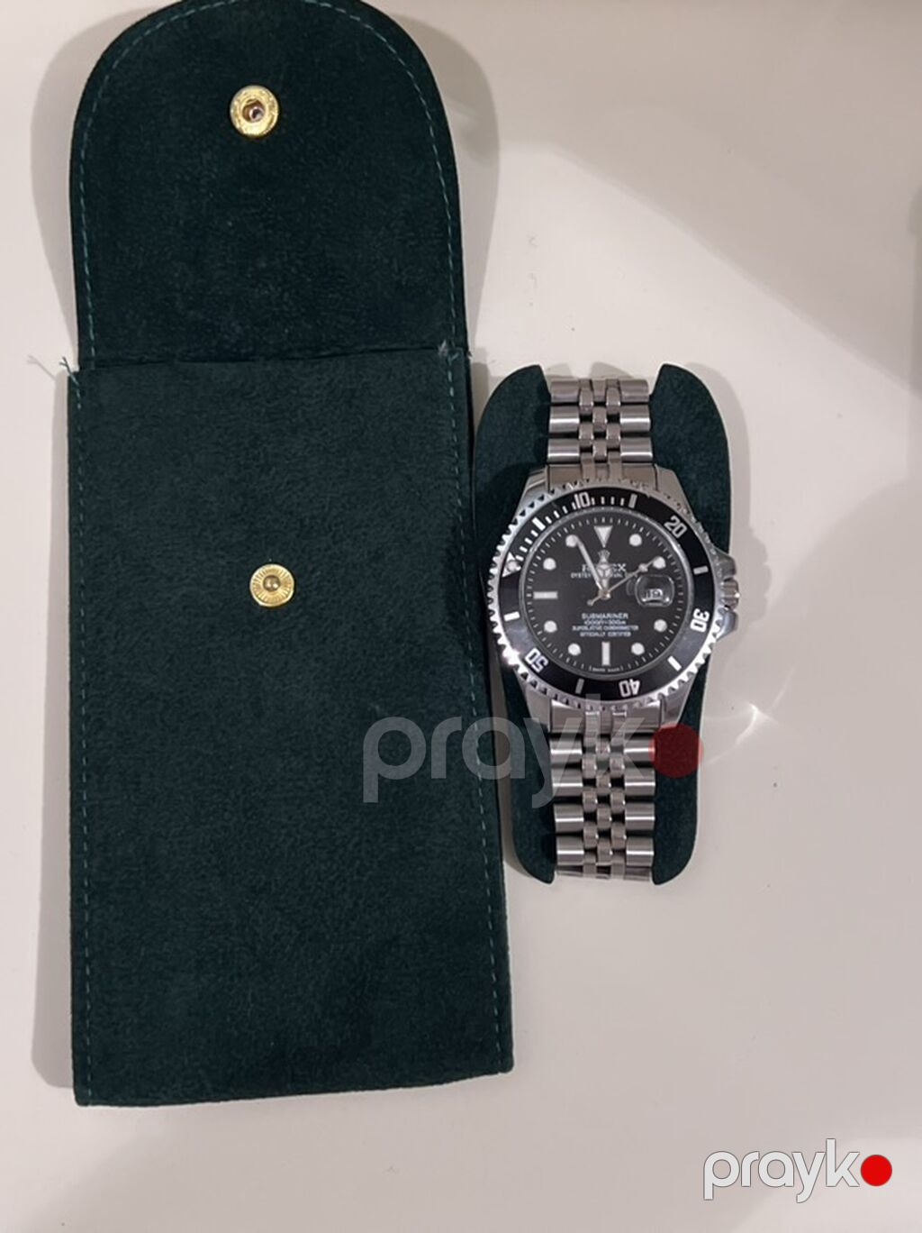 İşlənmiş, Qol saatı, Rolex, rəng - Qara — Qol saatları, Şəki (2)