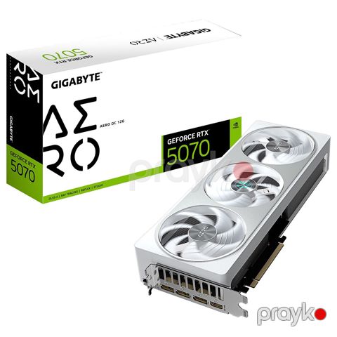 Video kart "Gigabyte GeForce RTX 5070 Aero OC 12GB" — Bakı