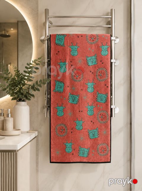Dəsmal hamam üçün Речицкий текстиль 56614413, pambıq, 67x150 sm, 1 əd, çəhrayı — Bakı