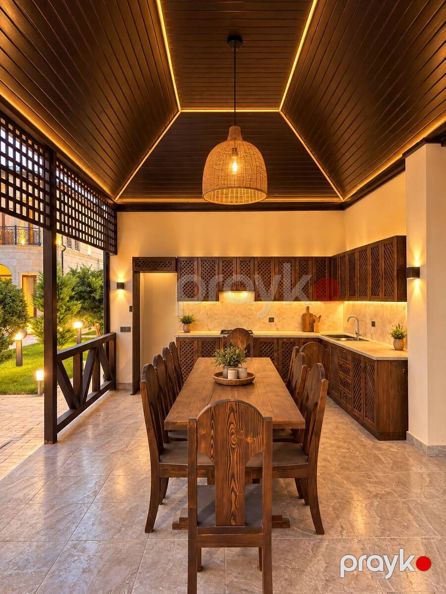 Satılır 6 otaqlı həyət evi/bağ evi 350 m² — Ev, villa, Bakı (7)
