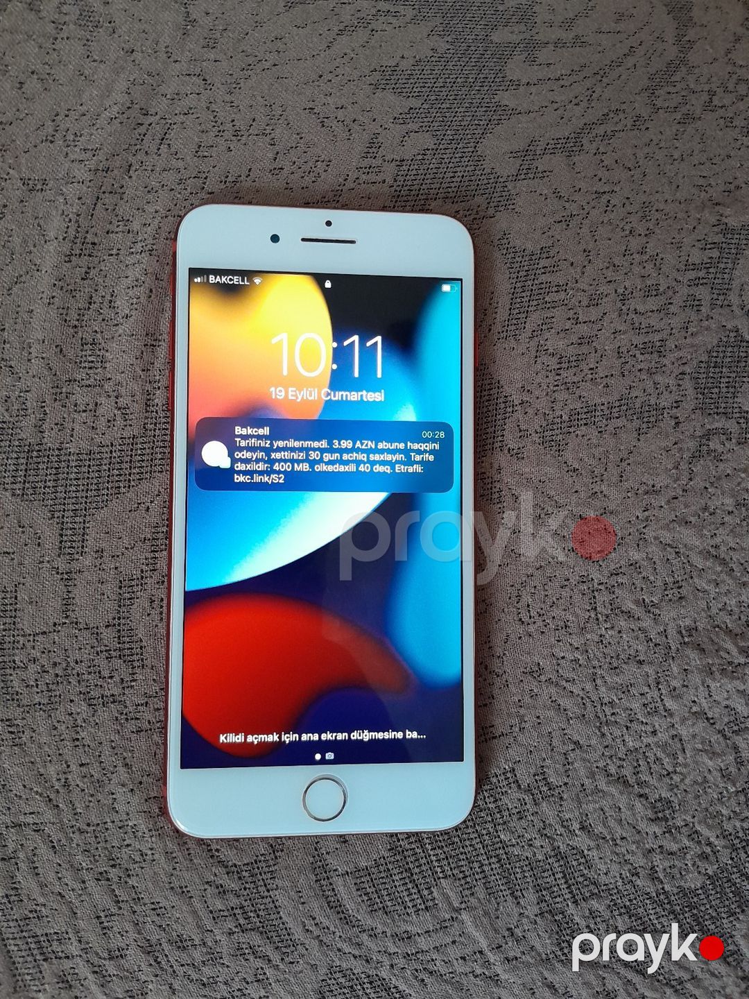 Apple iPhone 7 Plus Red 128GB — Smartfonlar, Bakı (3)