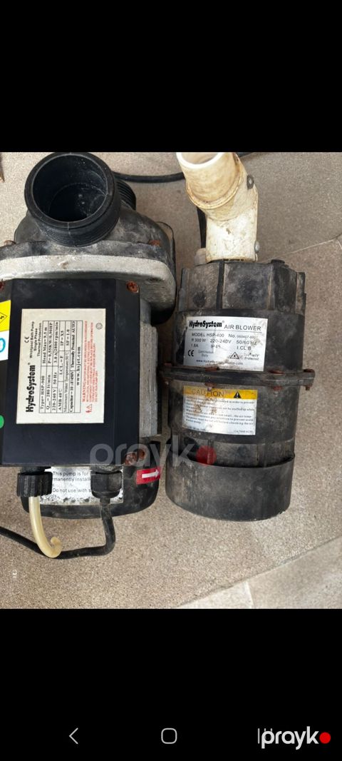 Hydrosystem hidromasaj vannası üçün nasos və hava üfürücüsü (komplekt)
