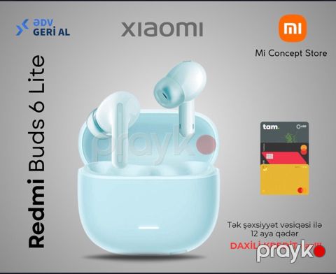 Qulaqlıq "Redmi Buds 6 Lite Blue" — Bakı