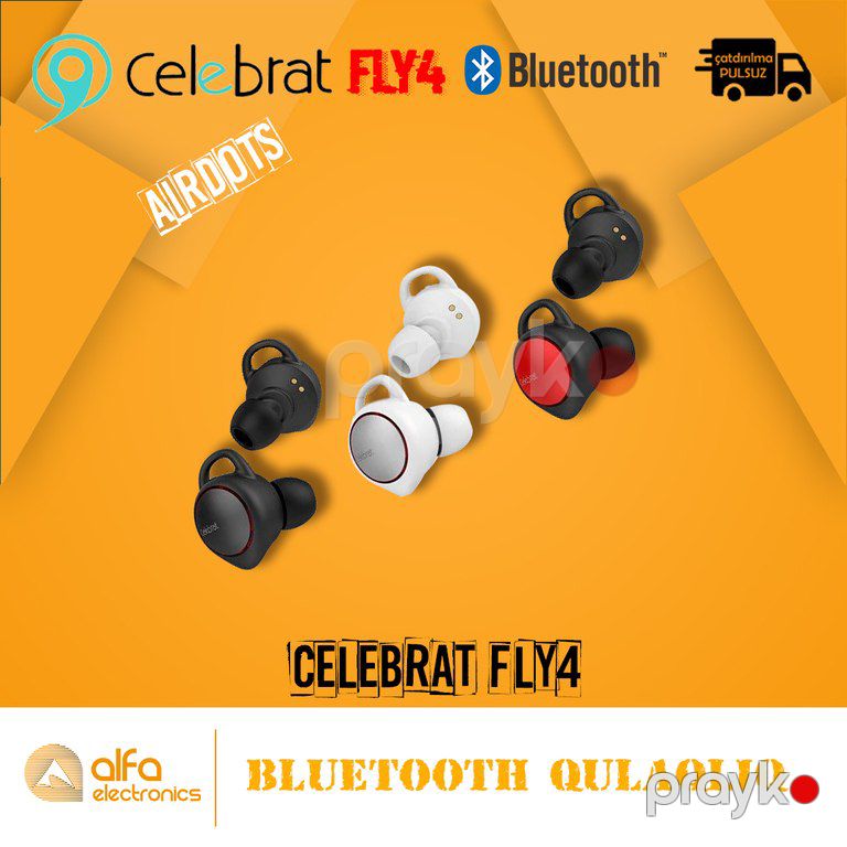 "Celebrat fly4" işıqlı LED AirPods — Səs texnikası, Bakı (3)