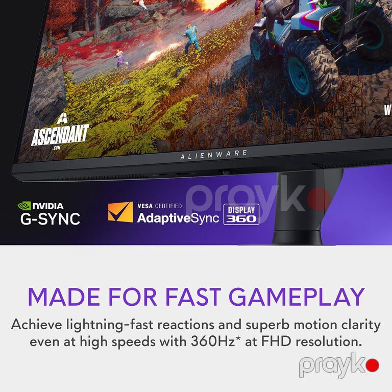 Monitor “Dell Alienware AW2725QF 27” FHD 360 HZ 4K 180HZ” — Kompüterlər və noutbuklar, Bakı (11)