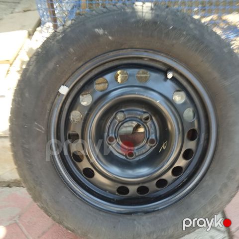 Polad disklə şin komplekti - Disk: 15 düym, polad, çoxdeşikli (5 bolt — Digah