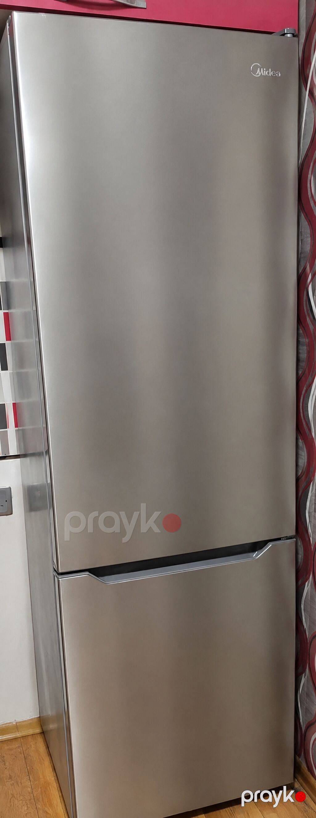 Midea iki qapılı soyuducu (alt kamerada dondurucu) - Rəng: inox — Soyuducular, Bərdə (3)