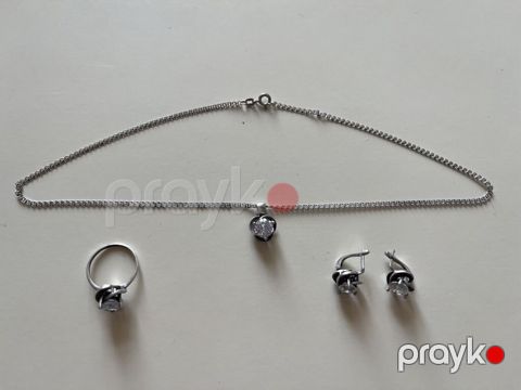 Dəstə daxildir: Boyunbağı, Gümüş, 925 Əyar, 17 g — Bakı