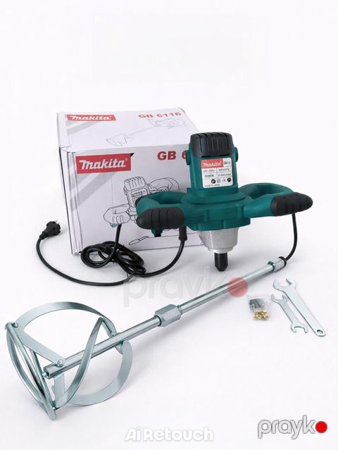 Makita GB 6116 qarışdırıcı (mixər) – boya, suvaq, yapışdırıcı, özüllər — Digah