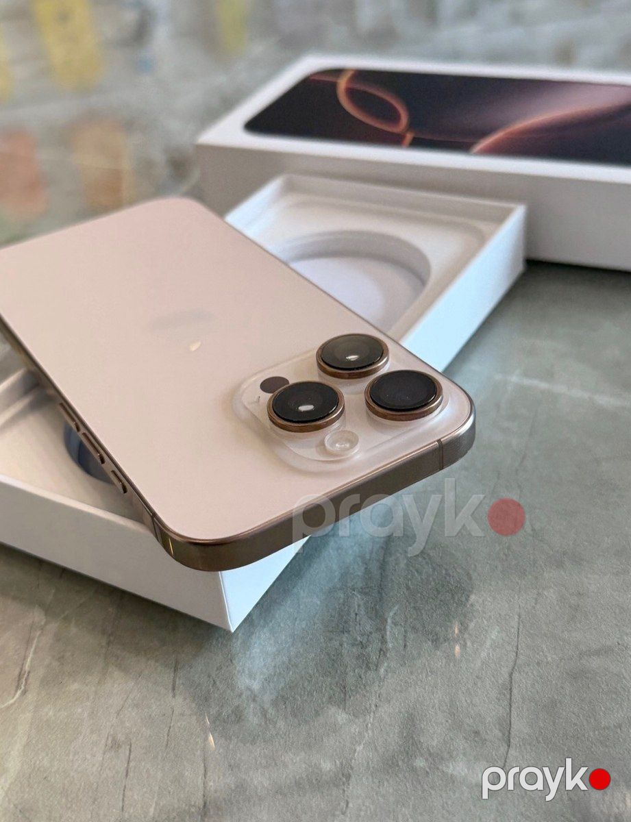 Apple iPhone 16 Pro Desert Titanium 128GB/8GB — Smartfonlar, Bakı (4)