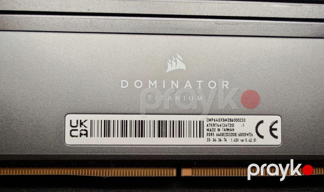 Corsair Dominator Titanium RGB DDR5 64GB 6000MHz CL30 — Kompüterlər və noutbuklar, Bakı (4)