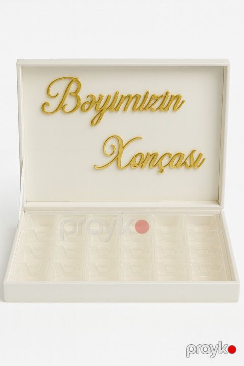 Şirniyyat qutusu tədbir üçün Bəyimizin xonçası — Bakı