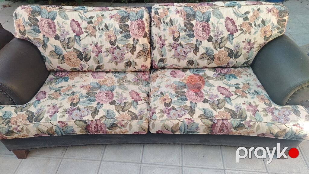 Çiçək naxışlı ikili divan - Üslub: Klassik-vintage elemetlərlə — Divanlər, Digah (3)