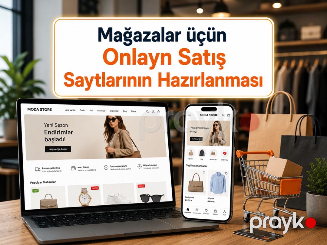 Mağazalar üçün onlayn satış saytlarının hazırlanması — Reklama, IT, marketing, Bakı (2)