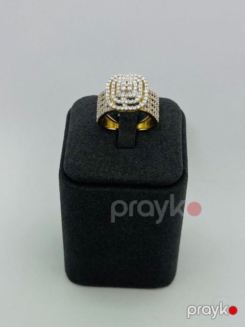 Qızıl üzük Türkiyə istehsalı 585 əyyar GH06309, çəkisi 4,09 q, ölçü 19 mm - GH06309 — Bakı