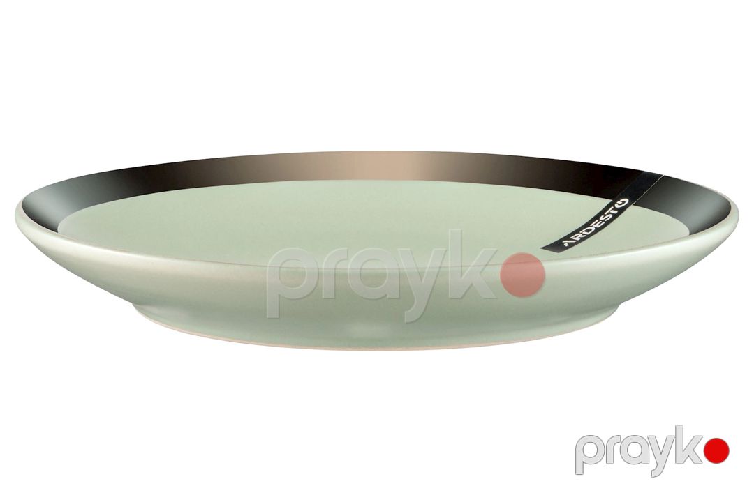 Boşqab Ardesto Liguria AR2919LGC, keramika, yaşıl, 19 sm — Mallar, Bakı (2)