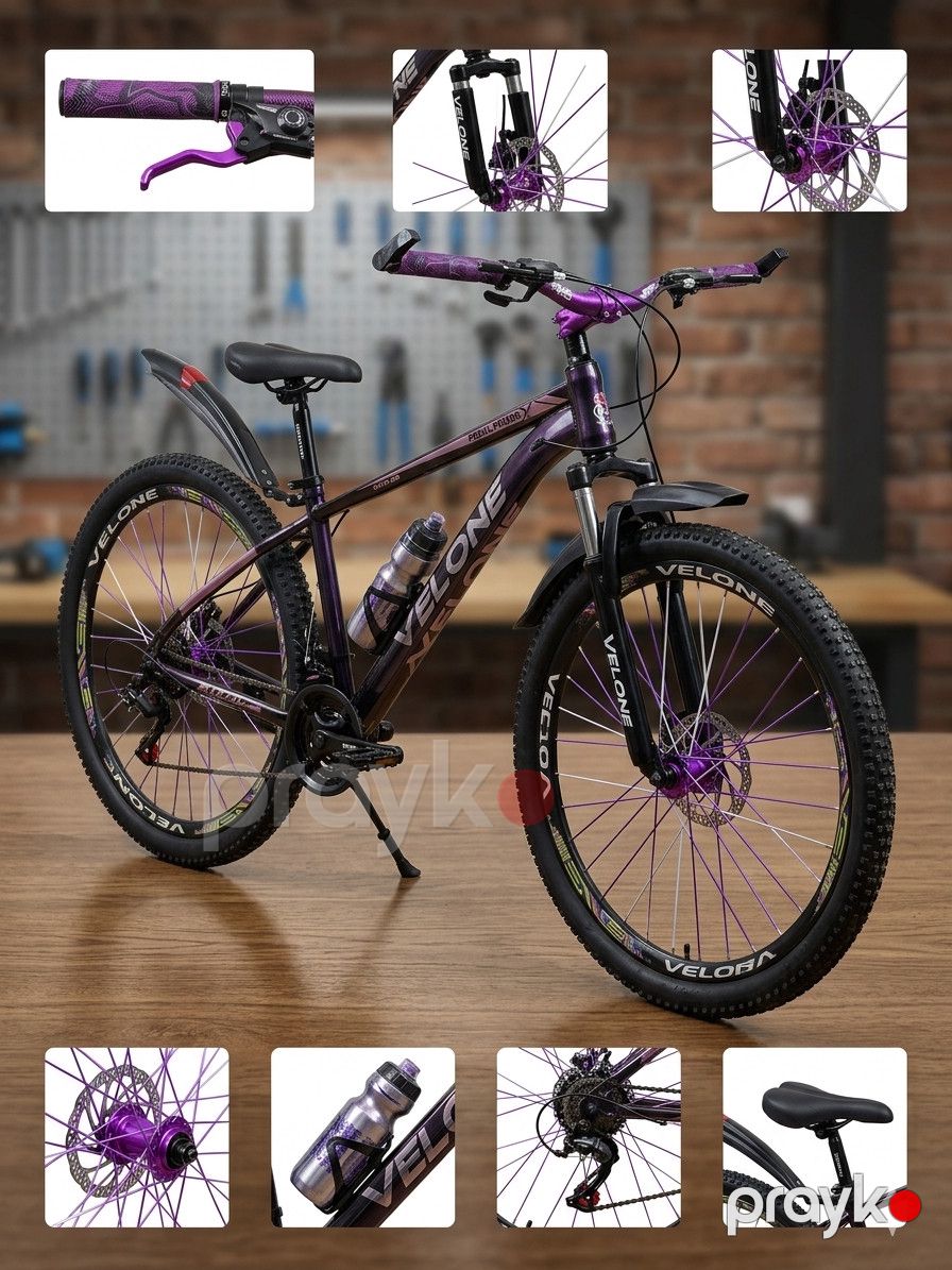 Dağ velosipedi Velone, 29", bənövşəyi — Velosipedlər, Bakı (2)