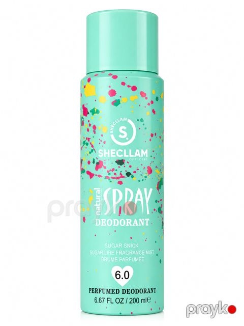 Dezodorant Shecllam Natural Spray 6.0, 200 ml — Bakı