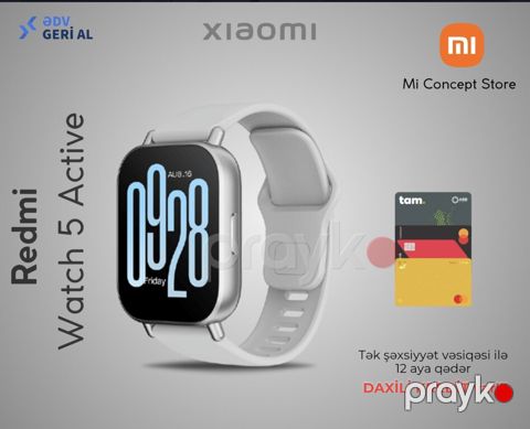 Xiaomi Redmi Watch 5 Active Matte Silver — Bakı