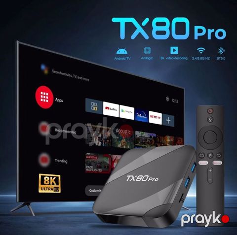 TX80 Pro 16 GB RAM 8K Android TV Box - Platforma: Android 16 versiya