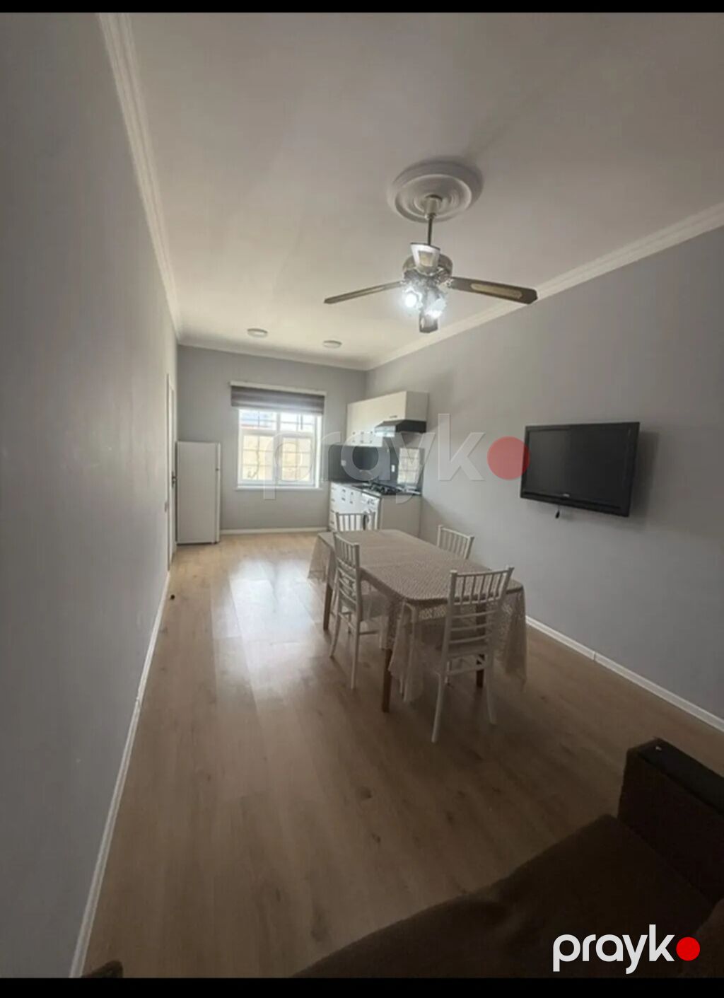 2 otaqlı həyət evi – tipli qonaq otağı və mətbəx - Geniş, işıqlı — Ev, villa, Sumqayıt (2)
