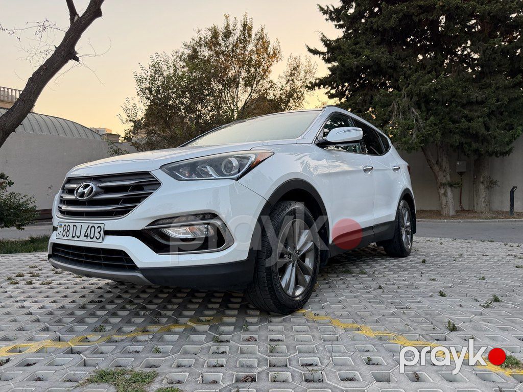 Hyundai Santa Fe, 2.0 L, 2017 il, 100 500 km — Avtomobillər, Bakı (3)