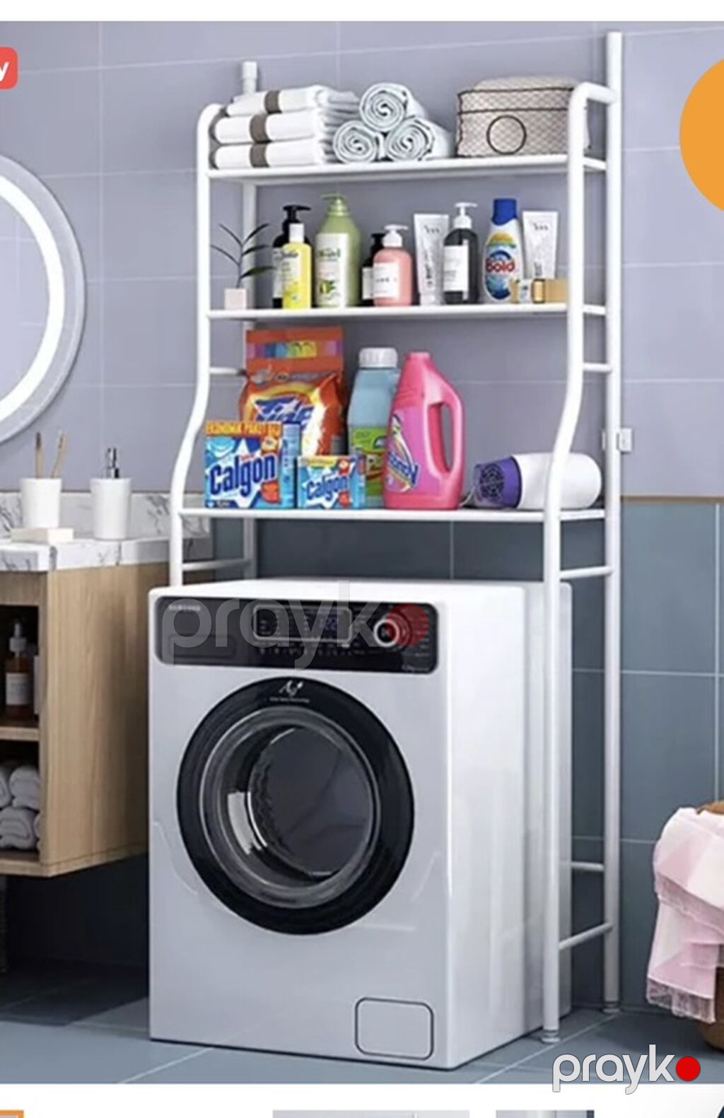 Yeni işlenmemiş Hamam/tualet üçün çoxsəviyyəli üst rəf - Praktik — Rəflər, Bakı (2)