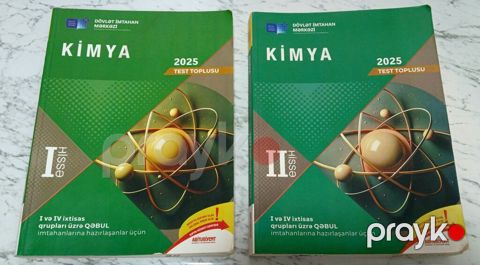 Məhsul: “Kimya 2025 – Test Toplusu” (DİM), 2 hissəlik dəst Təsvir — Saray